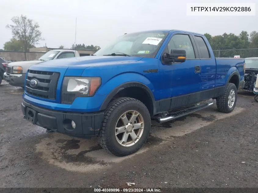 1FTPX14V29KC92886 2009 Ford F150 Super Cab