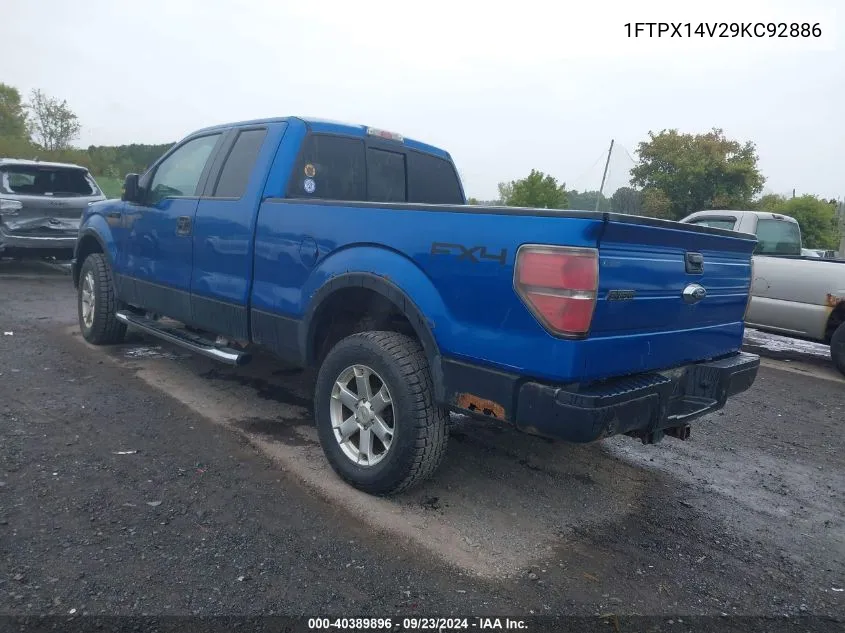 1FTPX14V29KC92886 2009 Ford F150 Super Cab