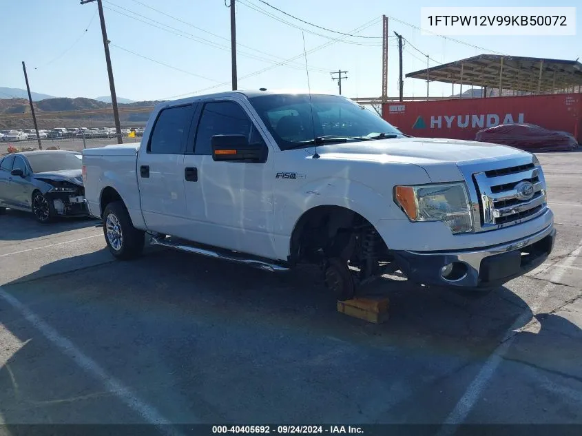 2009 Ford F-150 King Ranch/Lariat/Platinum/Xl/Xlt VIN: 1FTPW12V99KB50072 Lot: 40405692