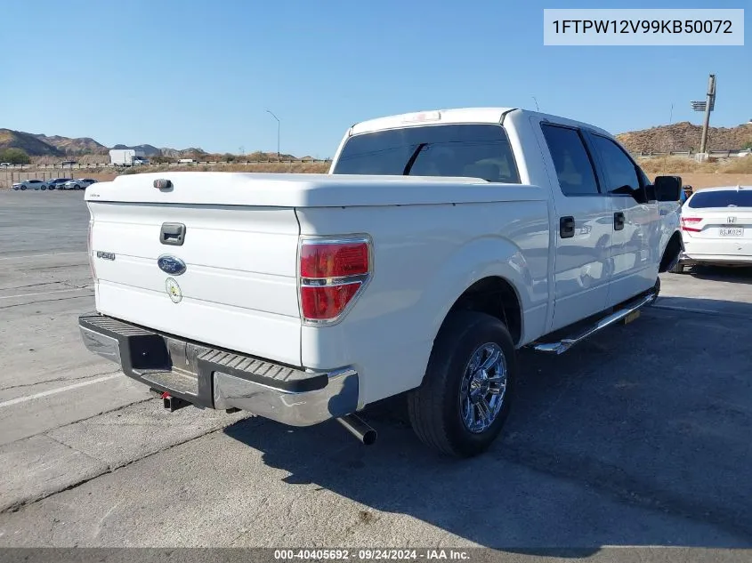 2009 Ford F-150 King Ranch/Lariat/Platinum/Xl/Xlt VIN: 1FTPW12V99KB50072 Lot: 40405692