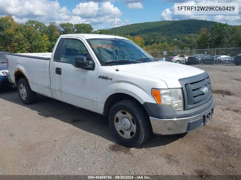 2009 Ford F-150 Stx/Xl/Xlt VIN: 1FTRF12W29KC60429 Lot: 40409756