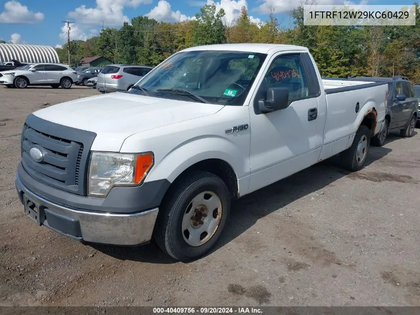 2009 Ford F-150 Stx/Xl/Xlt VIN: 1FTRF12W29KC60429 Lot: 40409756