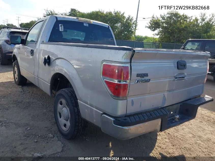 2009 Ford F-150 Stx/Xl/Xlt VIN: 1FTRF12W29KB82668 Lot: 40413777