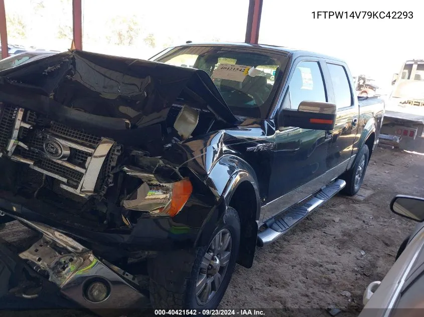 2009 Ford F-150 Fx4/King Ranch/Lariat/Platinum/Xl/Xlt VIN: 1FTPW14V79KC42293 Lot: 40421542