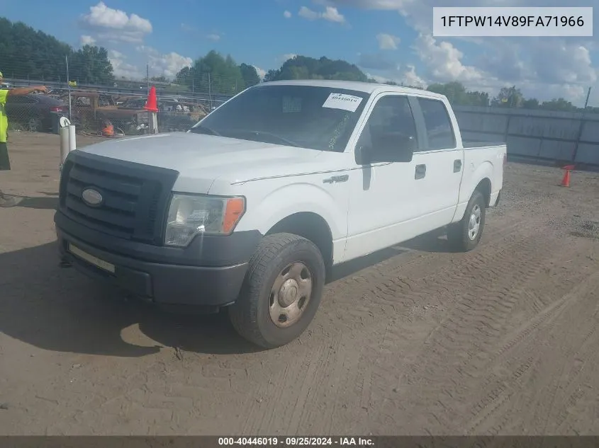 2009 Ford F-150 Fx4/King Ranch/Lariat/Platinum/Xl/Xlt VIN: 1FTPW14V89FA71966 Lot: 40446019