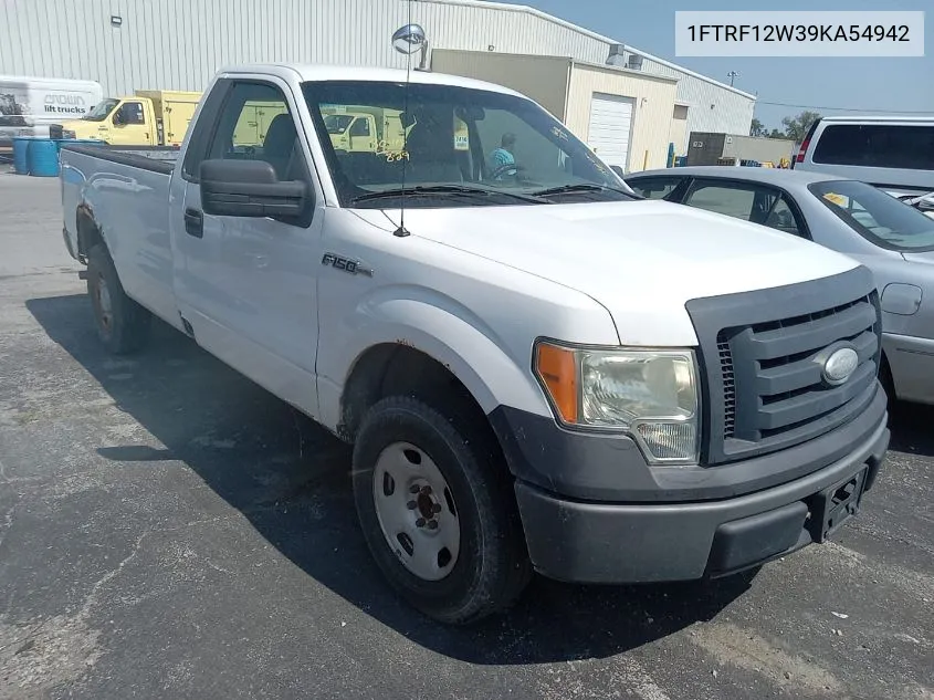 2009 Ford F-150 Stx/Xl/Xlt VIN: 1FTRF12W39KA54942 Lot: 40460811