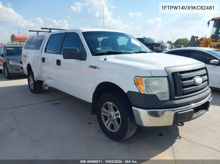 2009 Ford F-150 Fx4/King Ranch/Lariat/Platinum/Xl/Xlt VIN: 1FTPW14VX9KC82481 Lot: 40468511