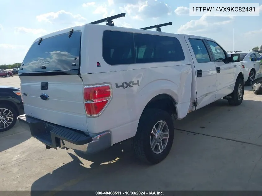 2009 Ford F-150 Fx4/King Ranch/Lariat/Platinum/Xl/Xlt VIN: 1FTPW14VX9KC82481 Lot: 40468511