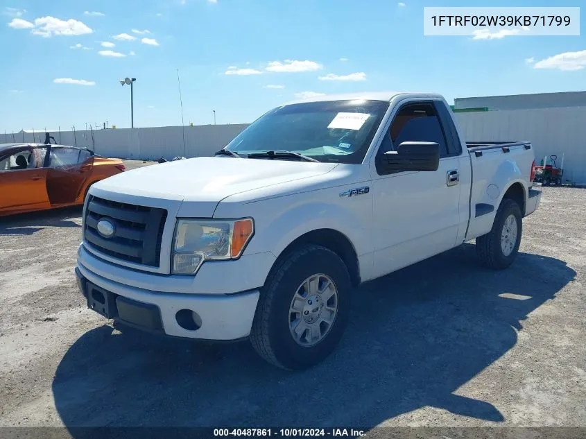 1FTRF02W39KB71799 2009 Ford F-150 Stx/Xlt