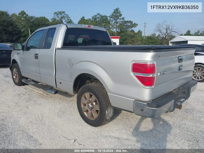 2009 Ford F-150 Lariat/Xl/Xlt VIN: 1FTRX12VX9KB36350 Lot: 40548866