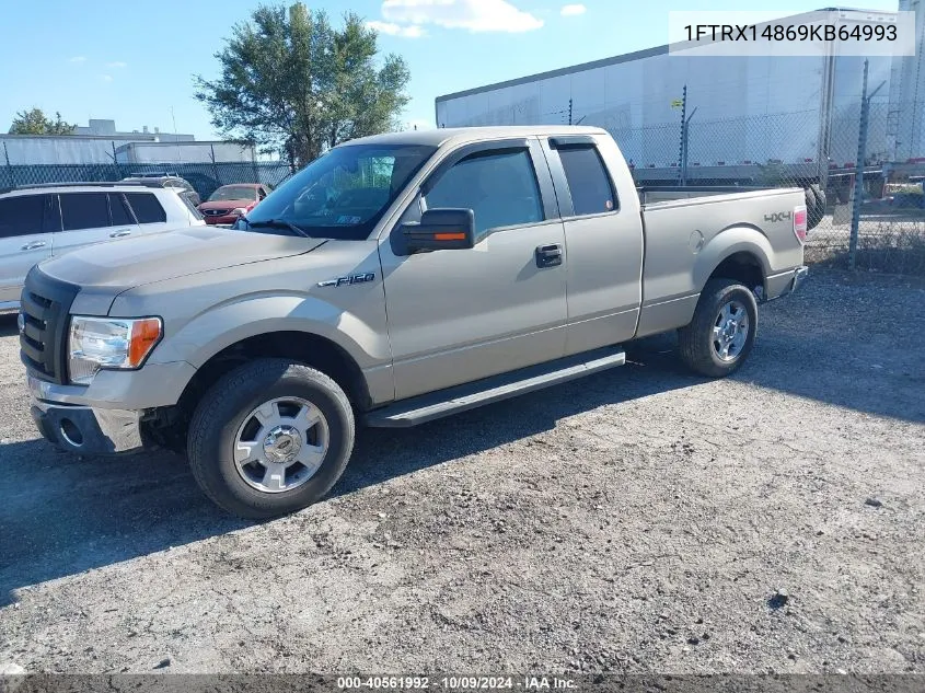 2009 Ford F-150 Stx/Xl/Xlt VIN: 1FTRX14869KB64993 Lot: 40561992