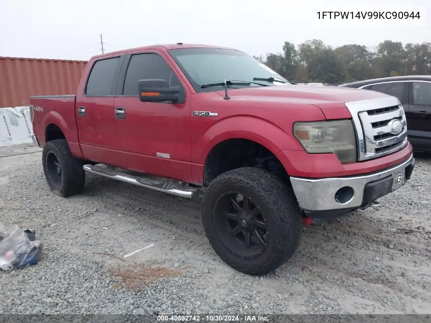 2009 Ford F-150 Xlt VIN: 1FTPW14V99KC90944 Lot: 40592742