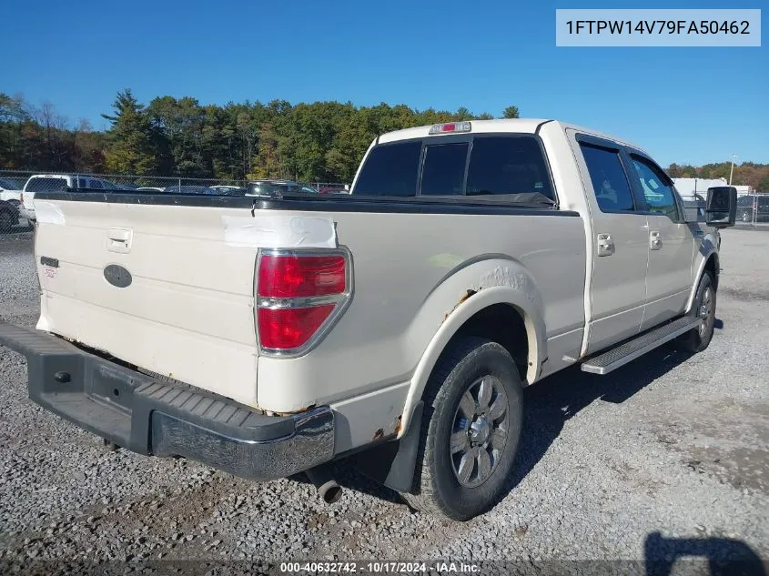 2009 Ford F-150 Fx4/King Ranch/Lariat/Platinum/Xl/Xlt VIN: 1FTPW14V79FA50462 Lot: 40632742