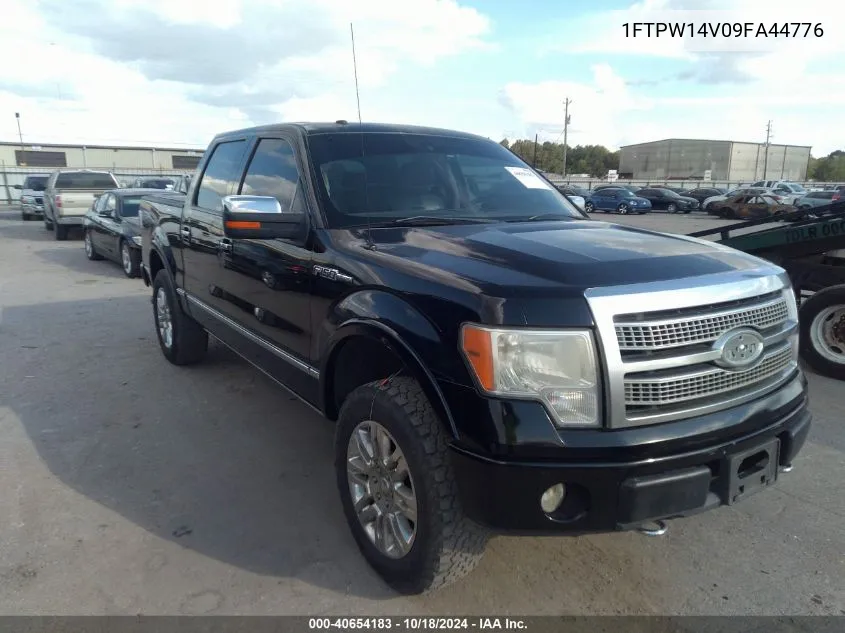 2009 Ford F-150 Fx4/King Ranch/Lariat/Platinum/Xl/Xlt VIN: 1FTPW14V09FA44776 Lot: 40654183