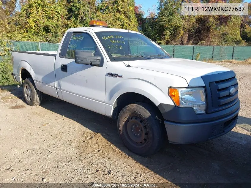 2009 Ford F-150 Stx/Xl/Xlt VIN: 1FTRF12WX9KC77687 Lot: 40684728