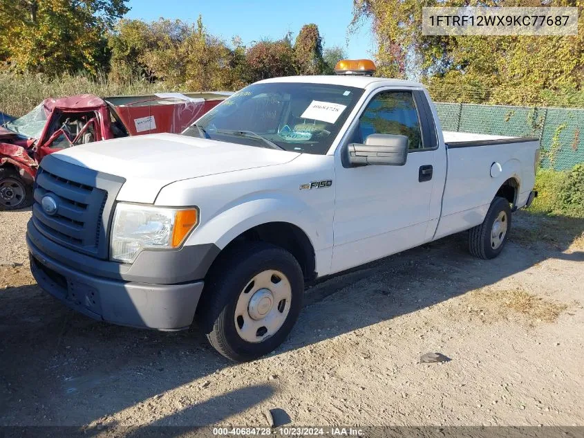 2009 Ford F-150 Stx/Xl/Xlt VIN: 1FTRF12WX9KC77687 Lot: 40684728