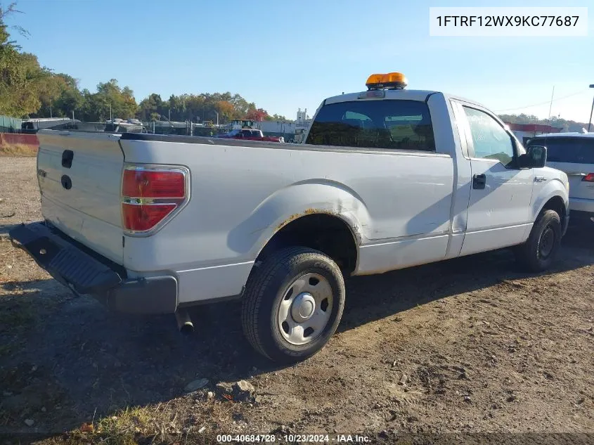 2009 Ford F-150 Stx/Xl/Xlt VIN: 1FTRF12WX9KC77687 Lot: 40684728