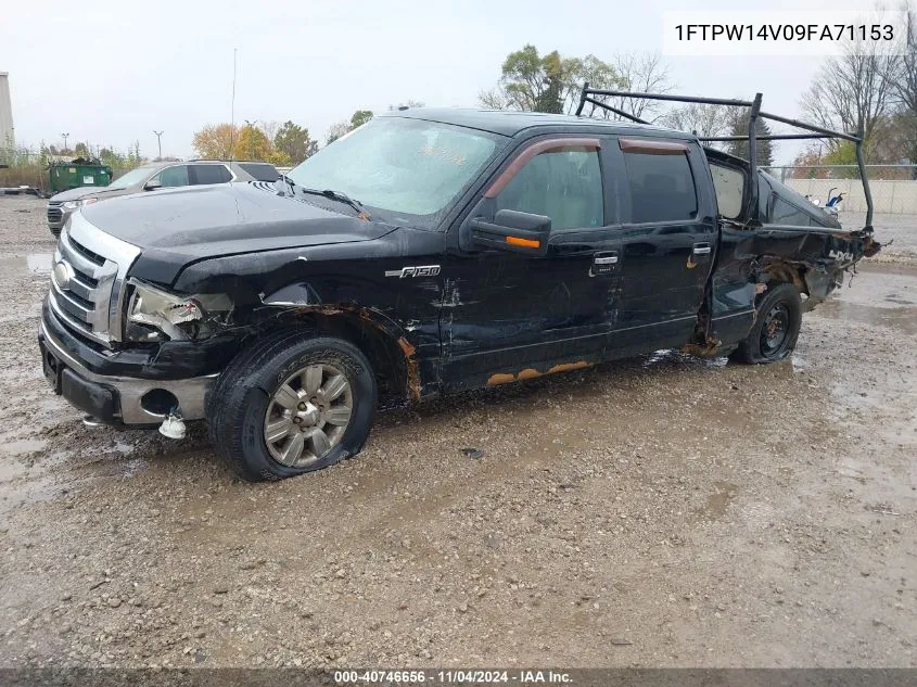 2009 Ford F150 Xlt VIN: 1FTPW14V09FA71153 Lot: 40746656