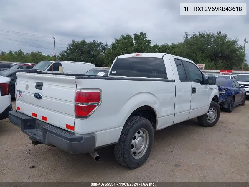 2009 Ford F-150 Lariat/Xl/Xlt VIN: 1FTRX12V69KB43618 Lot: 40765557