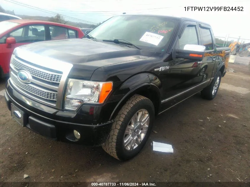 1FTPW12V99FB24452 2009 Ford F-150 King Ranch/Lariat/Platinum/Xl/Xlt