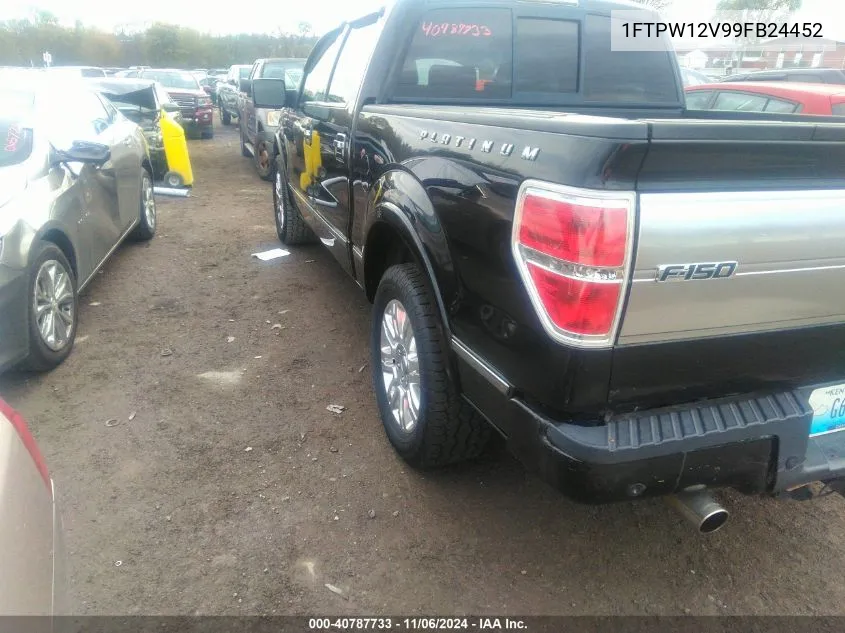 1FTPW12V99FB24452 2009 Ford F-150 King Ranch/Lariat/Platinum/Xl/Xlt