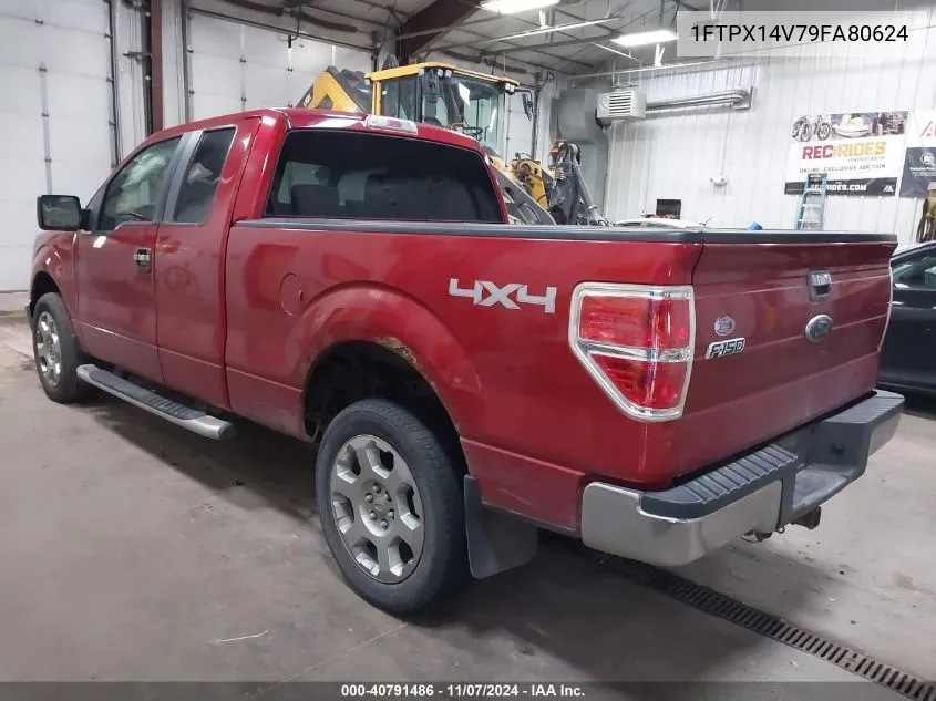 1FTPX14V79FA80624 2009 Ford F-150 Fx4/Lariat/Xl/Xlt