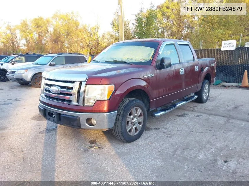 2009 Ford F-150 Xl/Xlt VIN: 1FTRW12889FB24879 Lot: 40811445