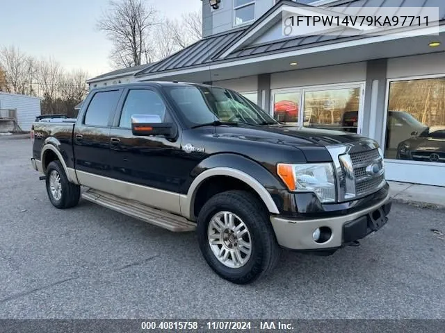 2009 Ford F-150 Fx4/King Ranch/Lariat/Platinum/Xl/Xlt VIN: 1FTPW14V79KA97711 Lot: 40815758