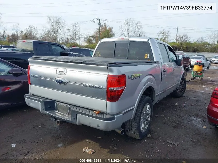 1FTPW14V39FB33774 2009 Ford F-150 Fx4/King Ranch/Lariat/Platinum/Xl/Xlt