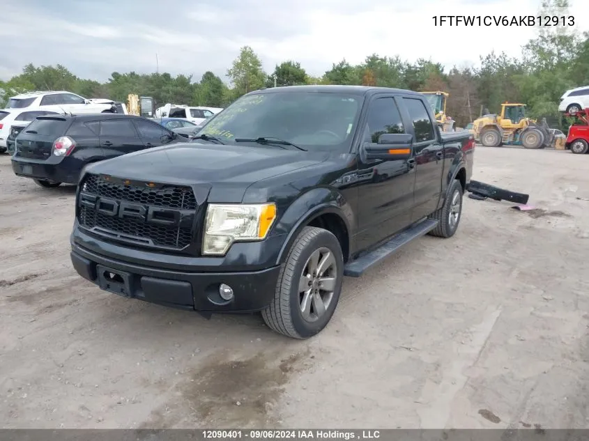 2010 Ford F-150 Harley-Davidson/Lariat/Xlt VIN: 1FTFW1CV6AKB12913 Lot: 12090401