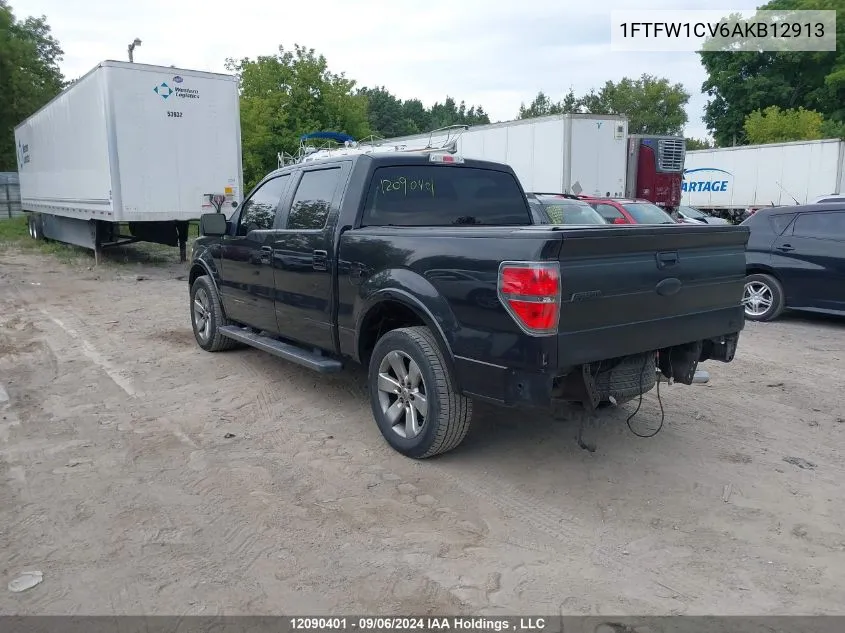 1FTFW1CV6AKB12913 2010 Ford F-150 Harley-Davidson/Lariat/Xlt