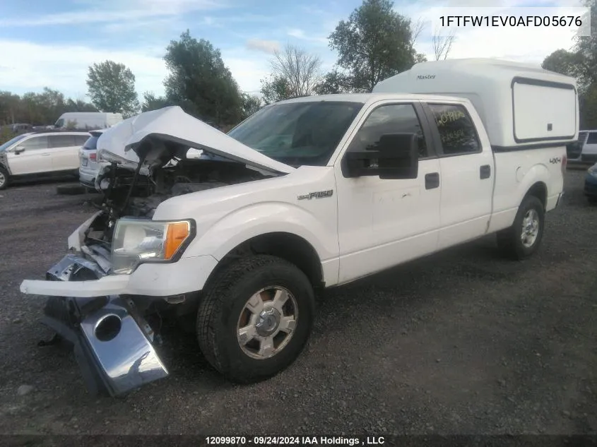 2010 Ford F-150 VIN: 1FTFW1EV0AFD05676 Lot: 12099870