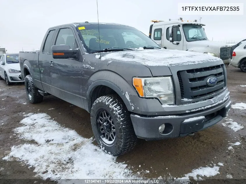 2010 Ford F150 Super Cab VIN: 1FTFX1EVXAFB72535 Lot: 12134741