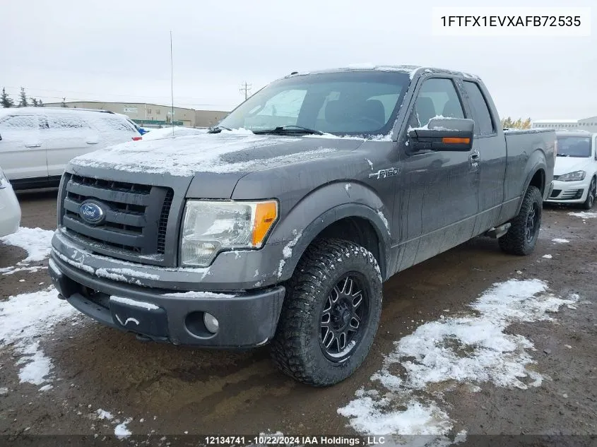 2010 Ford F150 Super Cab VIN: 1FTFX1EVXAFB72535 Lot: 12134741