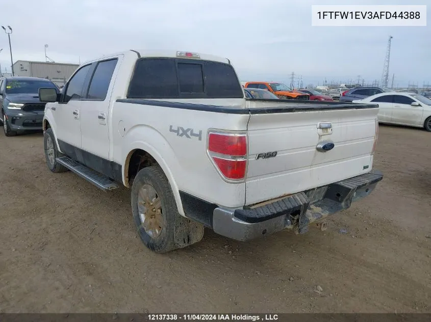 1FTFW1EV3AFD44388 2010 Ford F-150