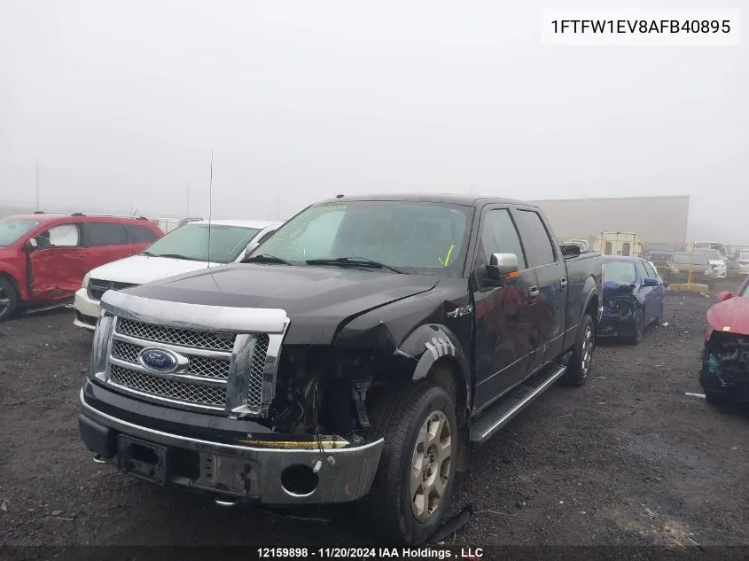 2010 Ford F-150 VIN: 1FTFW1EV8AFB40895 Lot: 12159898