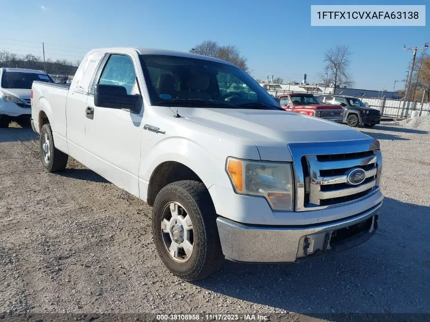 2010 Ford F-150 Lariat/Xl/Xlt VIN: 1FTFX1CVXAFA63138 Lot: 38108958