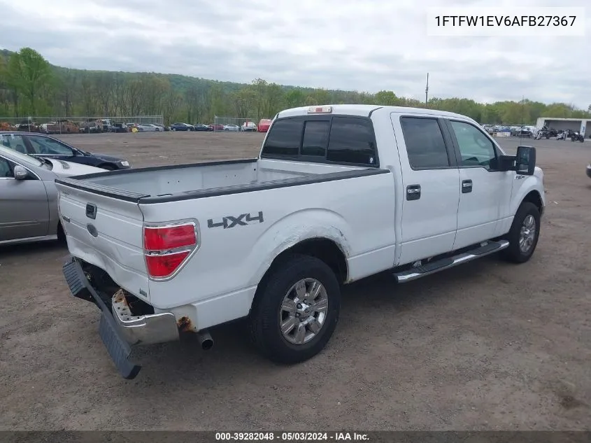 2010 Ford F-150 Fx4/Harley-Davidson/King Ranch/Lariat/Platinum/Xl/Xlt VIN: 1FTFW1EV6AFB27367 Lot: 39282048