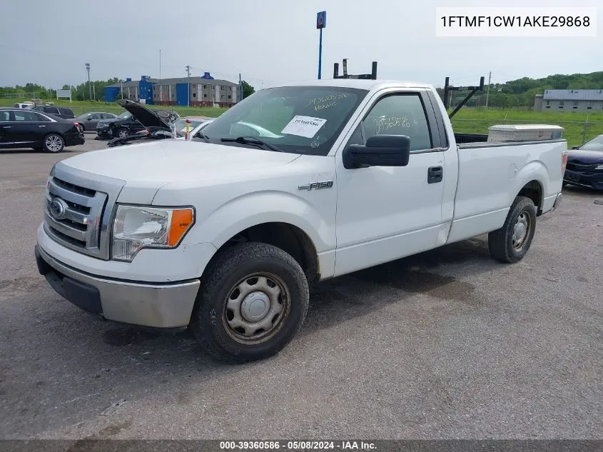 2010 Ford F-150 Stx/Xl/Xlt VIN: 1FTMF1CW1AKE29868 Lot: 39360586