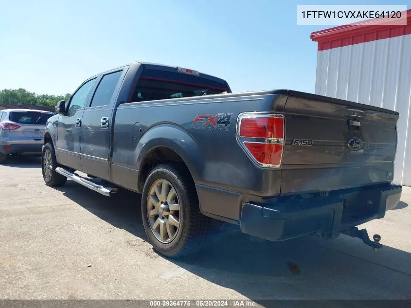 1FTFW1CVXAKE64120 2010 Ford F-150 Xlt