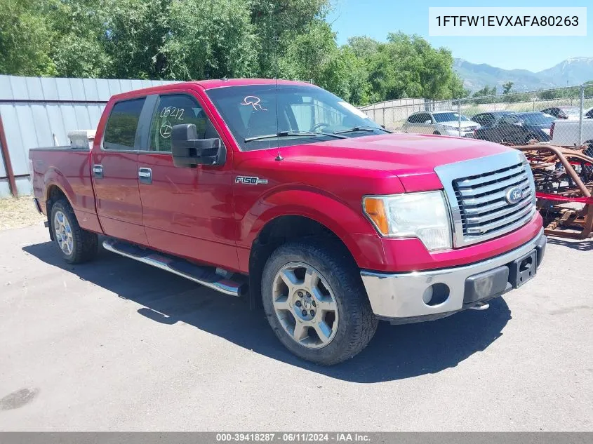 1FTFW1EVXAFA80263 2010 Ford F-150 Fx4/Lariat/Xl/Xlt