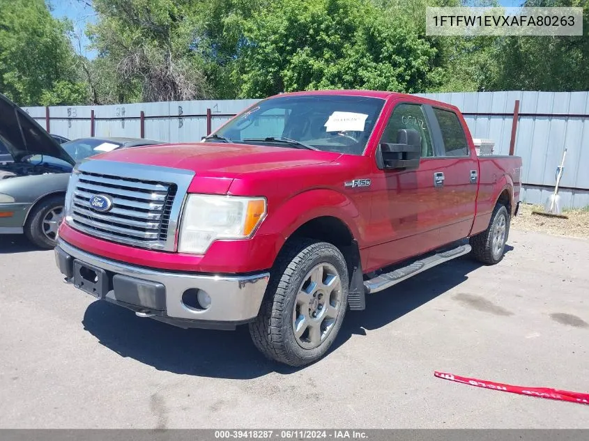 2010 Ford F-150 Fx4/Lariat/Xl/Xlt VIN: 1FTFW1EVXAFA80263 Lot: 39418287