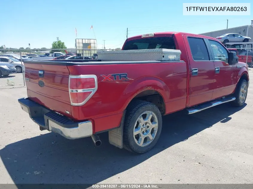 2010 Ford F-150 Fx4/Lariat/Xl/Xlt VIN: 1FTFW1EVXAFA80263 Lot: 39418287