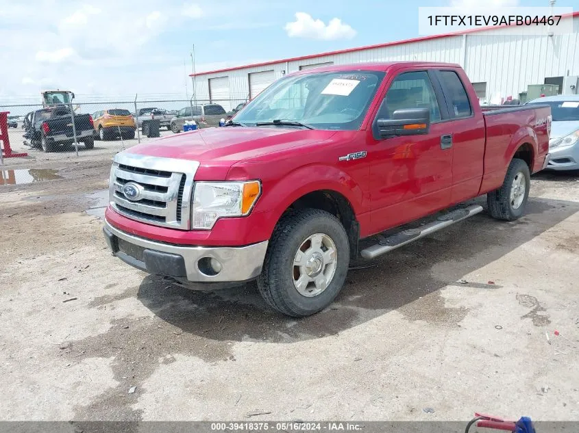 2010 Ford F-150 VIN: 1FTFX1EV9AFB04467 Lot: 39418375