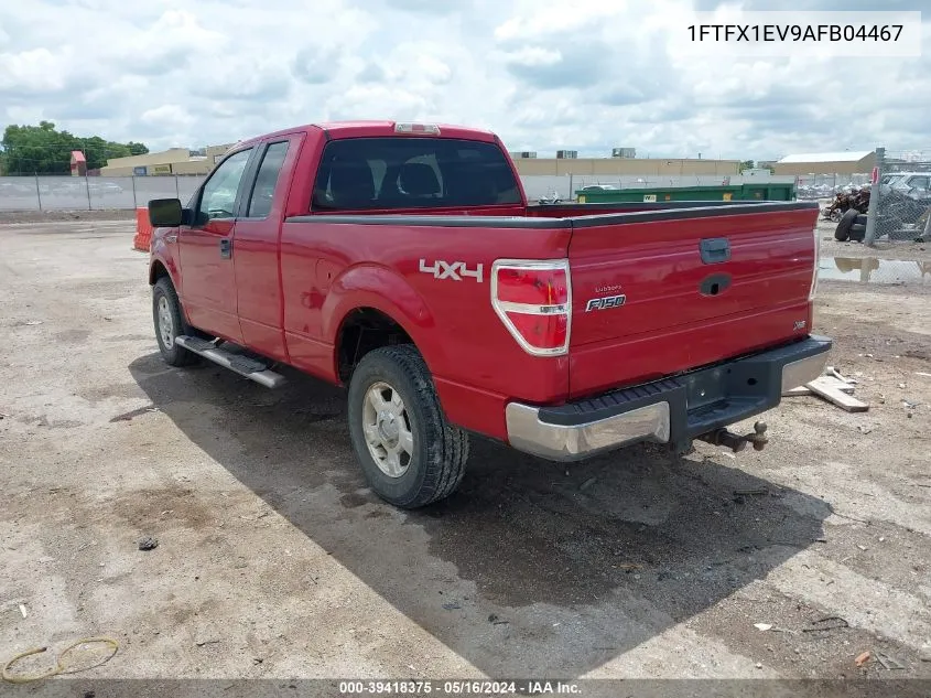 2010 Ford F-150 VIN: 1FTFX1EV9AFB04467 Lot: 39418375