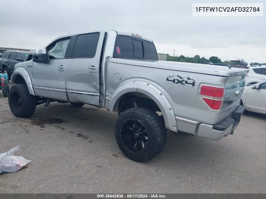 1FTFW1CV2AFD32784 2010 Ford F-150 Platinum