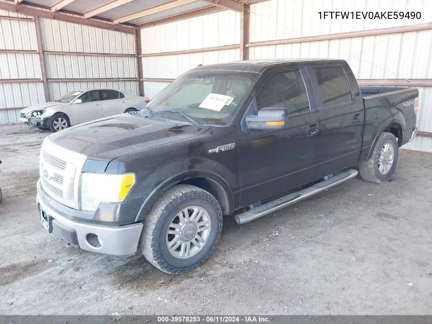 2010 Ford F-150 Fx4/Harley-Davidson/King Ranch/Lariat/Platinum/Xl/Xlt VIN: 1FTFW1EV0AKE59490 Lot: 39578253