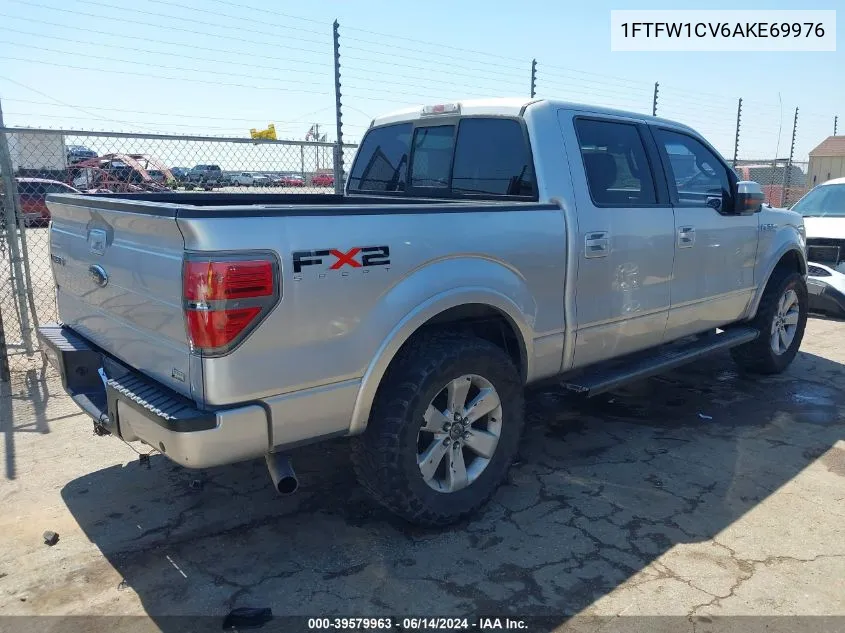 2010 Ford F-150 Fx2 Sport/Harley-Davidson/King Ranch/Lariat/Platinum/Xl/Xlt VIN: 1FTFW1CV6AKE69976 Lot: 39579963