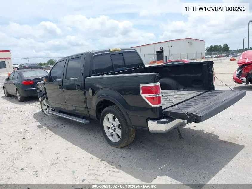 1FTFW1CV8AFB08290 2010 Ford F-150 Lariat/Xl/Xlt