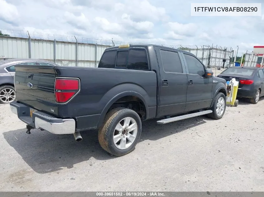 1FTFW1CV8AFB08290 2010 Ford F-150 Lariat/Xl/Xlt